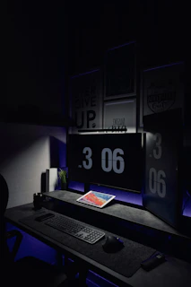 A sleek dark-themed workspace showing Chronocut’s timeline interface with layered narrative elements.