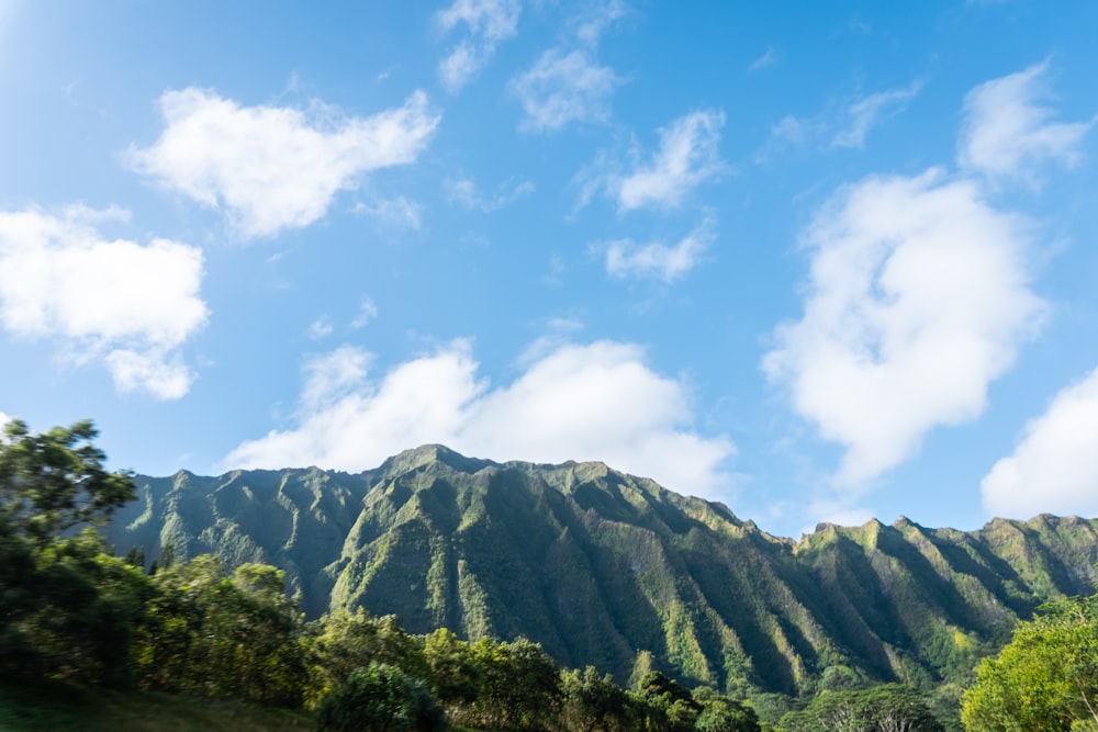 green mountain under blue sky during daytime