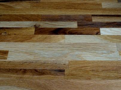 Close-up image of interlocking wooden panels showcasing texture and craftsmanship.