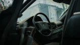 Interior of a vehicle showing transformation from dusty to spotless after cleaning.