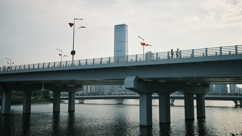 white concrete bridge over river during daytime