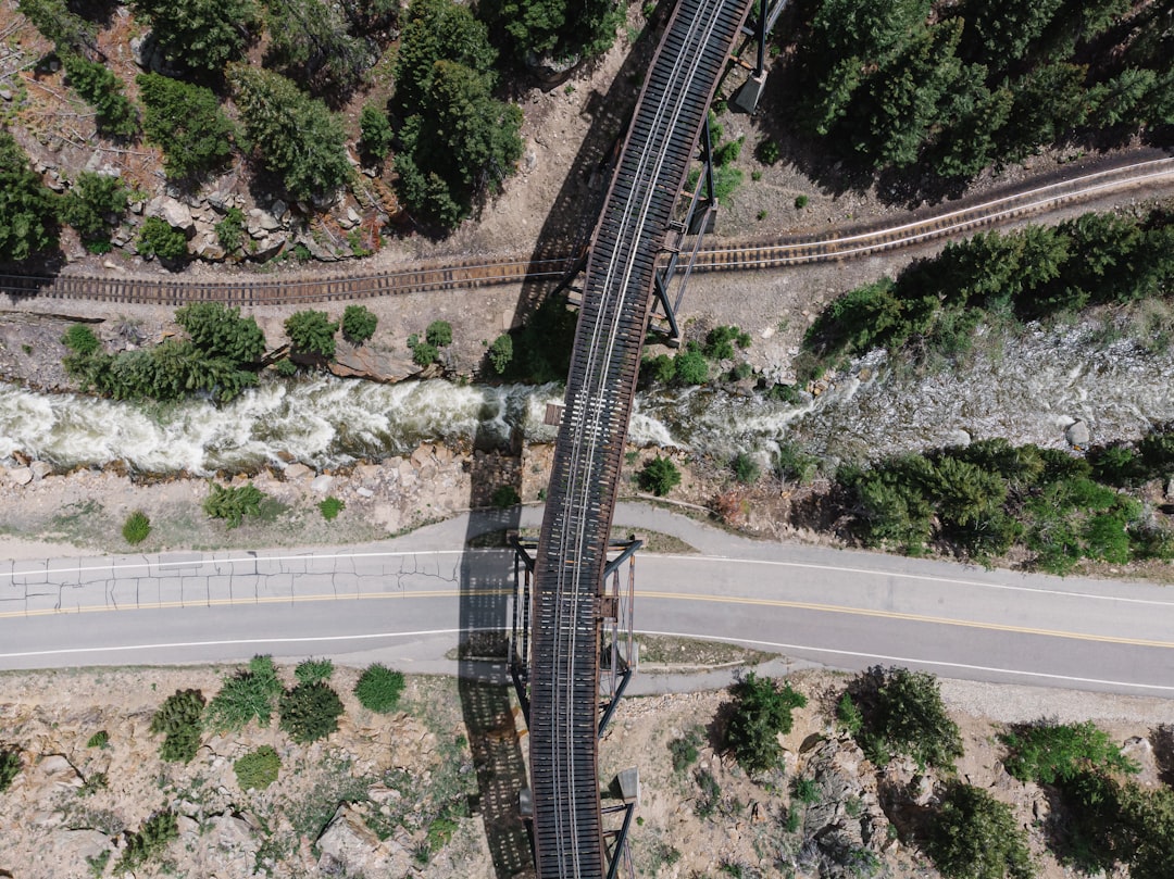 aerial view of bridge during daytime