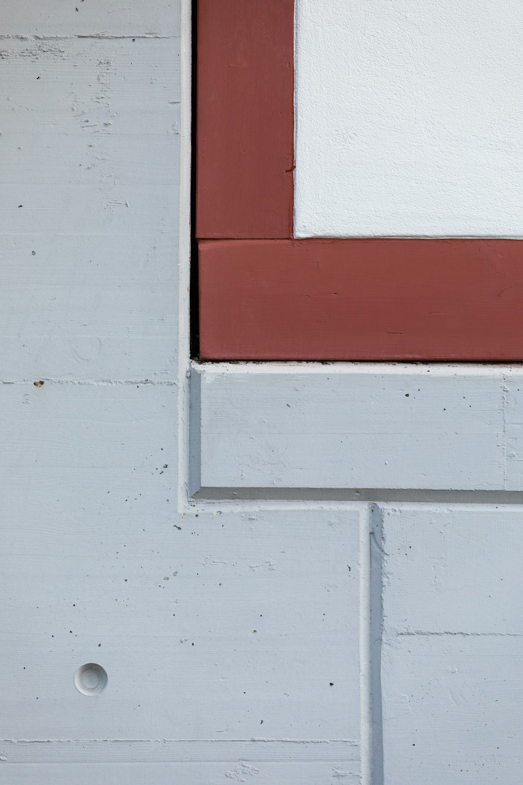 white and red wooden wall