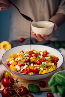 fruit salad on white ceramic bowl