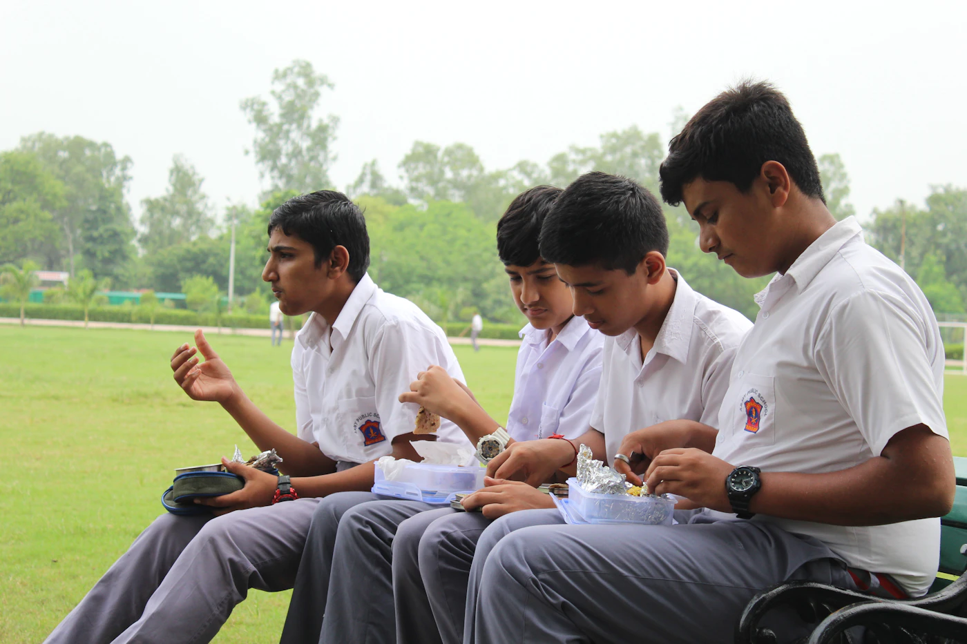 Students playing at Sadanand Bal Vidya Mandir