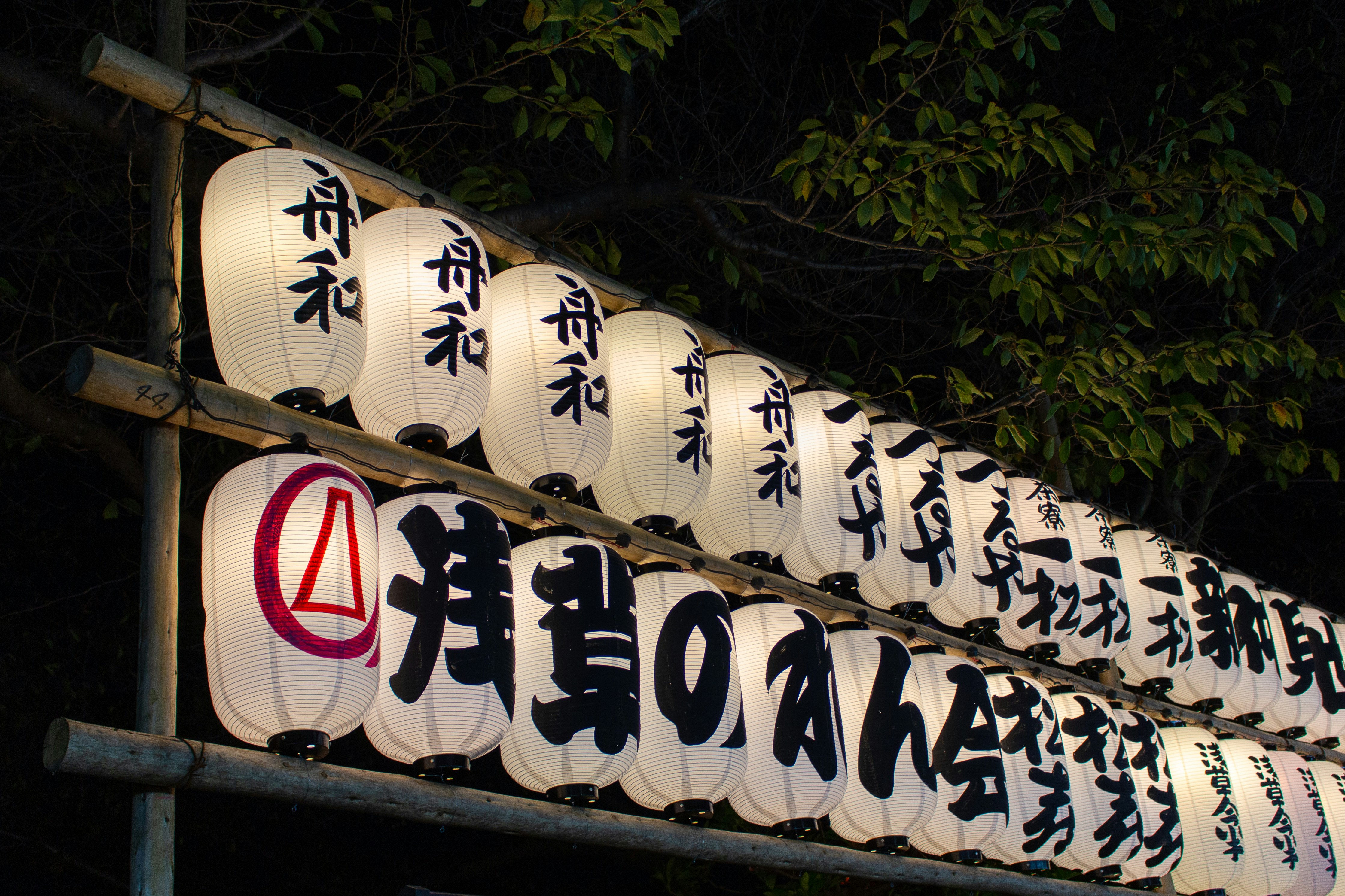Close-up of Japanese onsen sign '男湯' and '女湯'