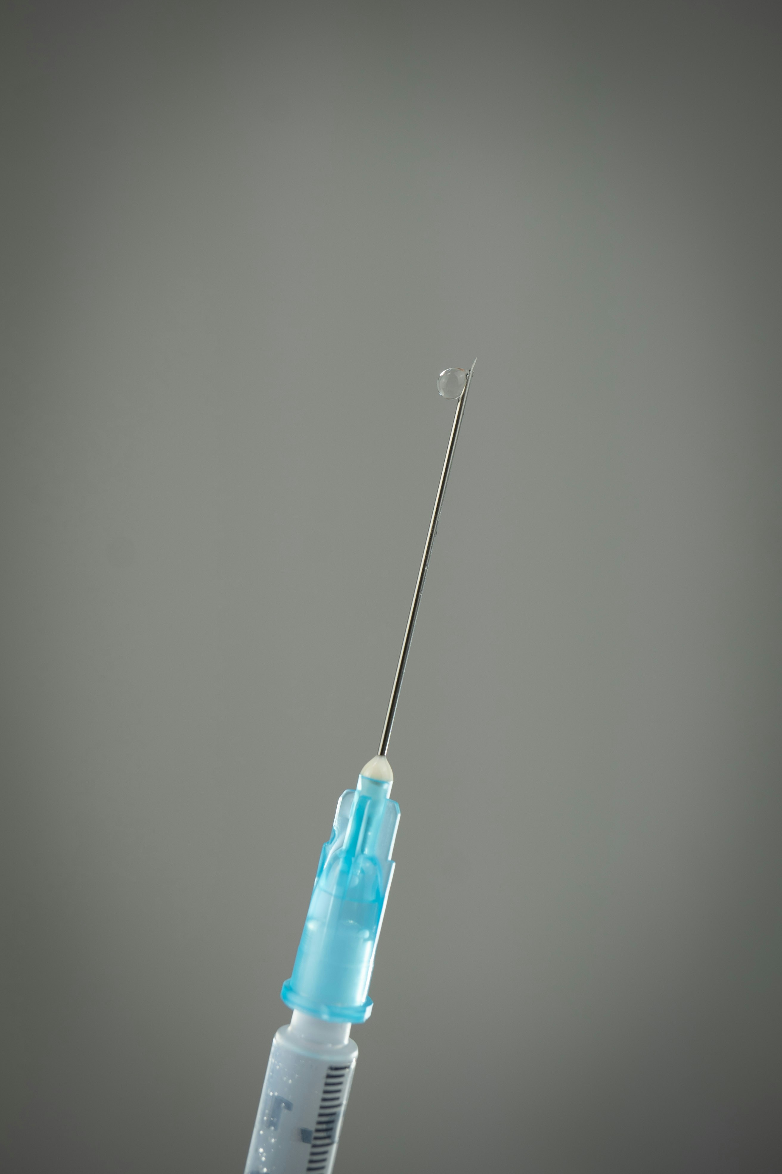 A syringe with.... vaccines? NaCl? Water? in it!