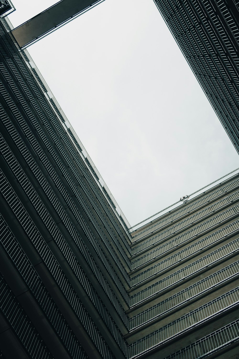 low angle photography of high rise building