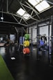 black and yellow exercise equipments