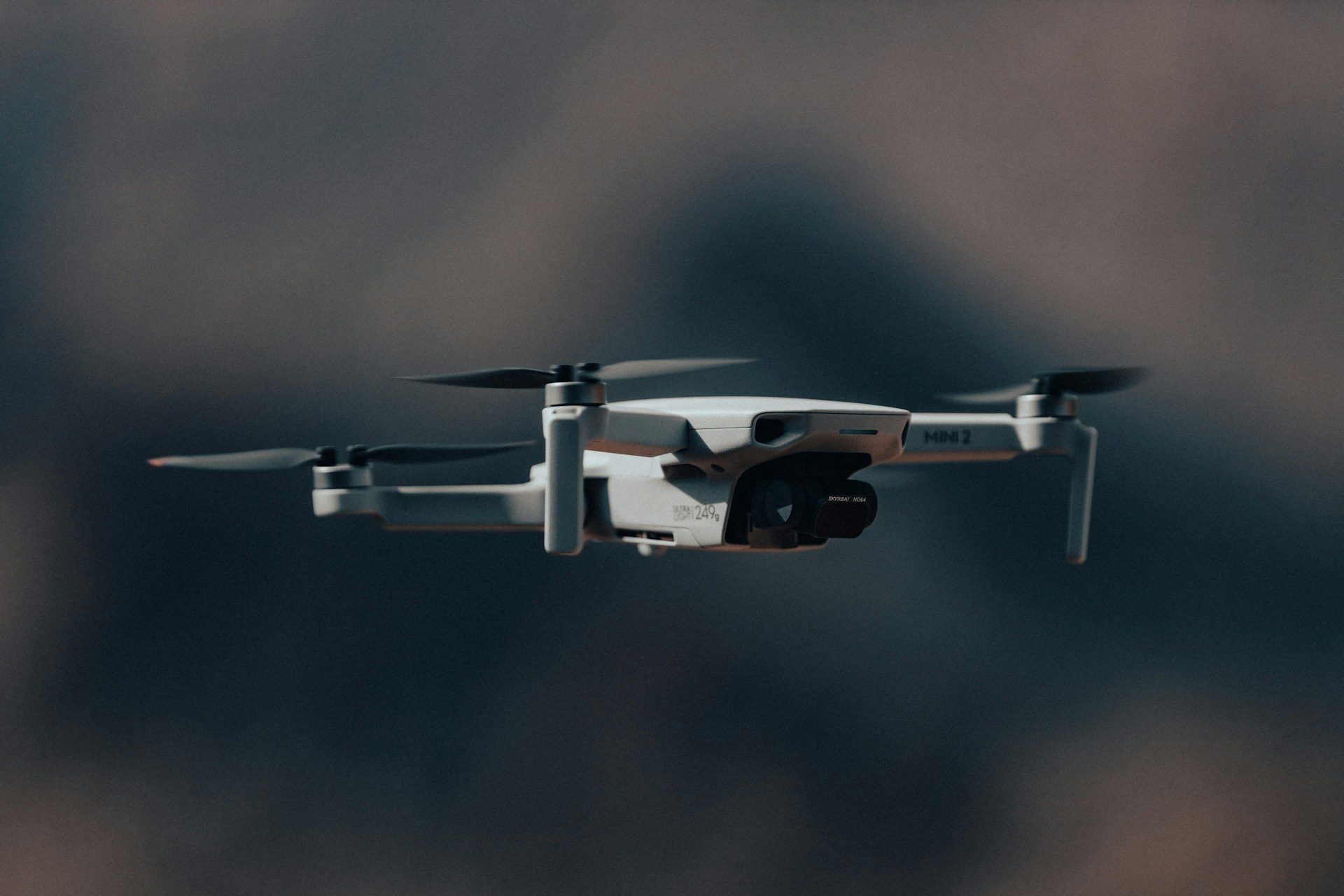 white and black drone in close up photography