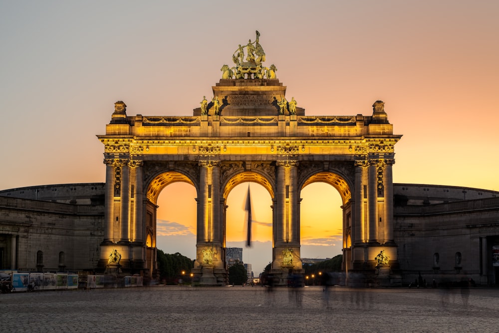 brown concrete arch during daytime