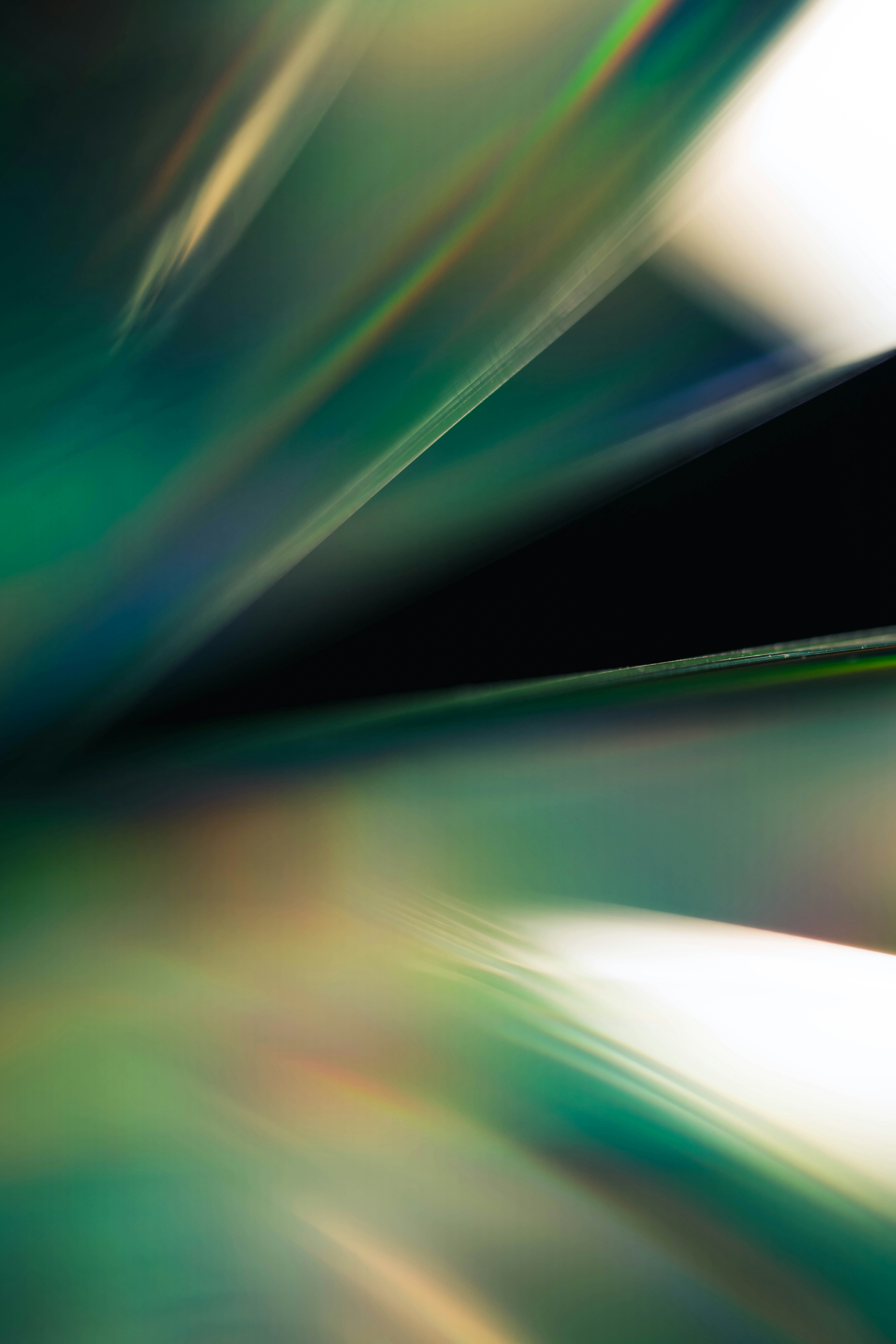 green and white light digital wallpaper