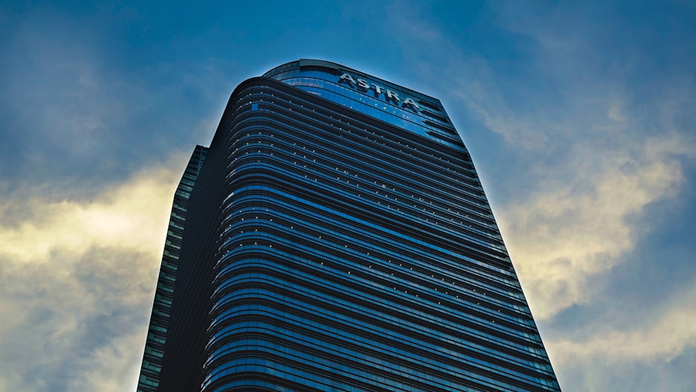 blue and gray high rise building