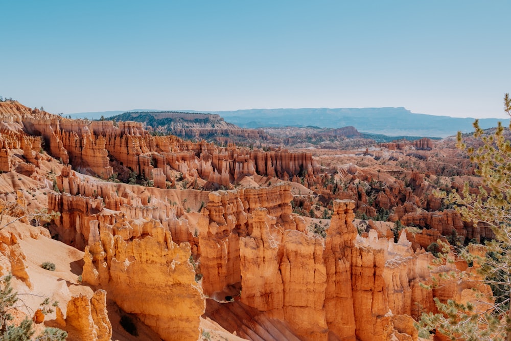 brown rock formation under blue sky during daytime