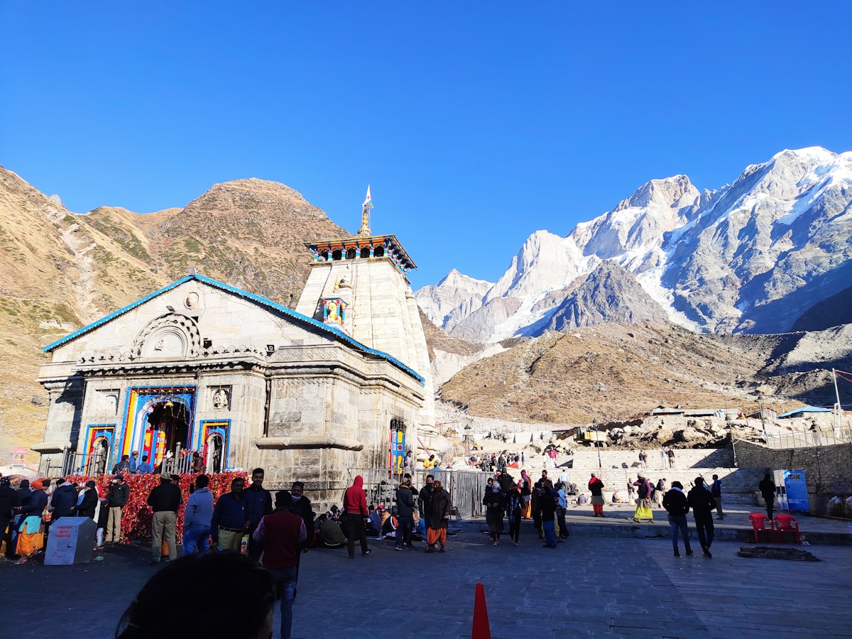 Kedarnath Temple opening ceremony with devotees