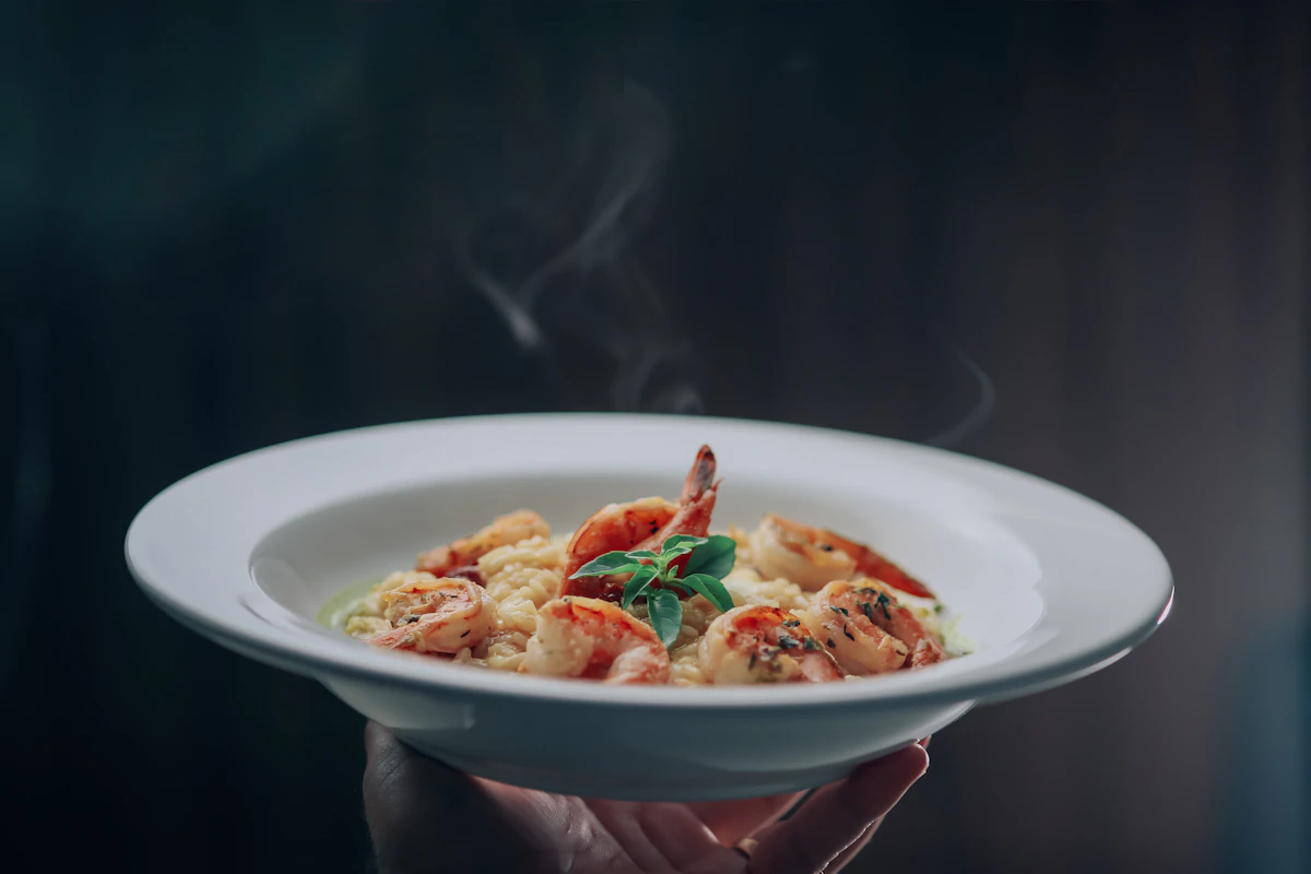 Risotto ai Gamberi e Zafferano
