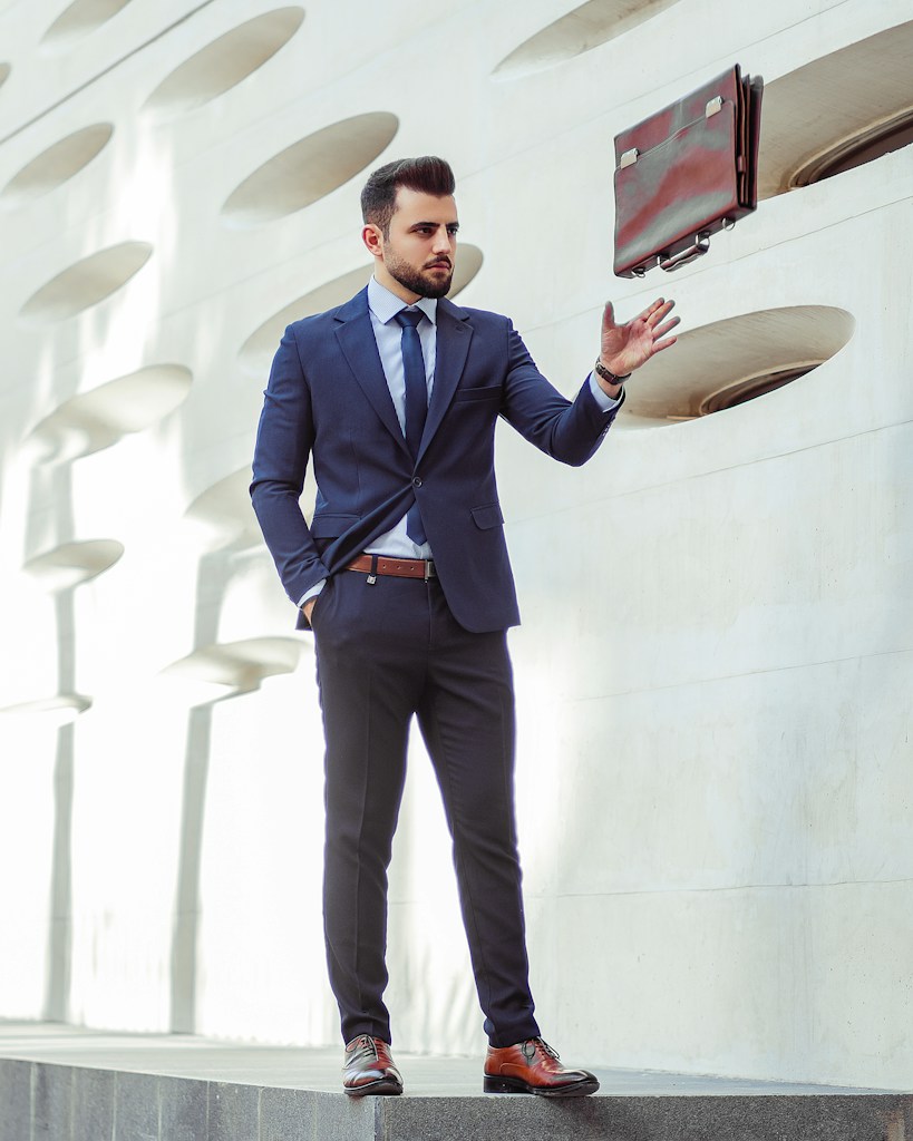 Relaxed Charcoal Trousers