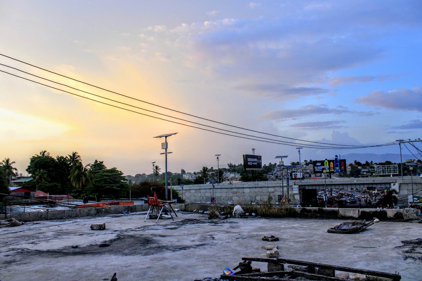 Last rays of the sun over the city of Delmas, Haiti (Patrice S Dorsainville via Unsplash)