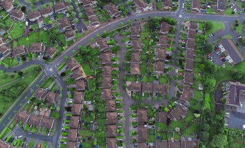 aerial view of city during daytime