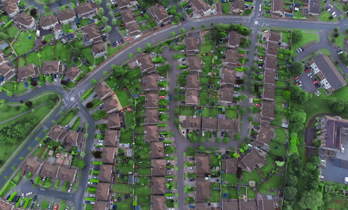 aerial view of city during daytime