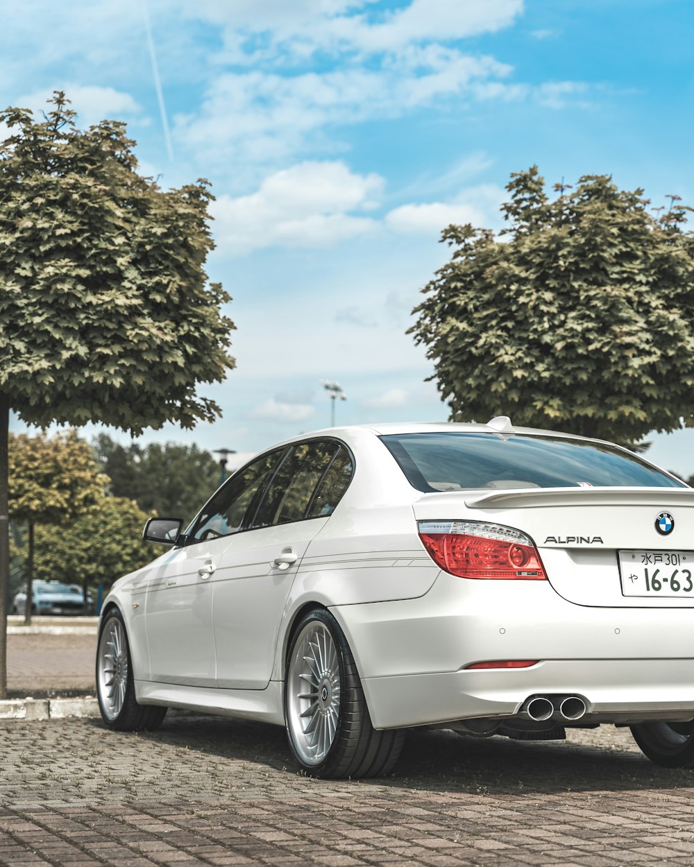 Bmw E60 On The Road Gray Bmw Car Stock Photo - Download Image Now