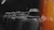 Various beverage cans and bottles are arranged in rows. The image has a dark ambiance with a burst of orange light on the right side, creating a moody and mysterious atmosphere.