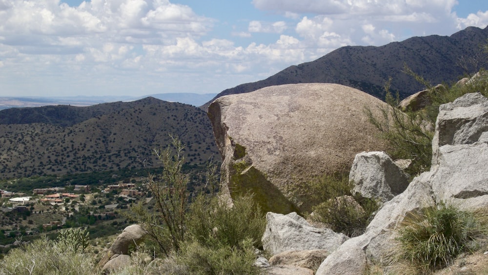 brown rocky mountain under blue sky during daytime