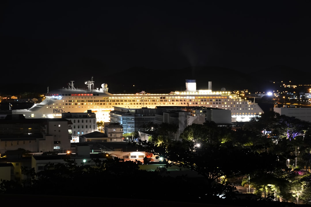 white concrete building during nighttime