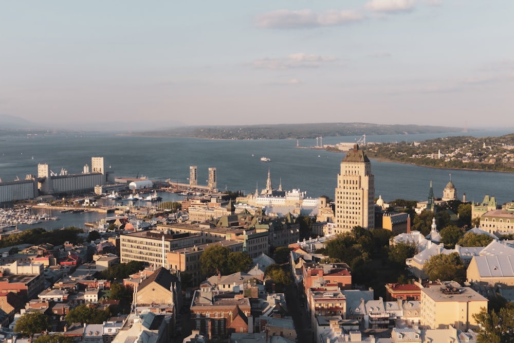 aerial view of city buildings during daytime