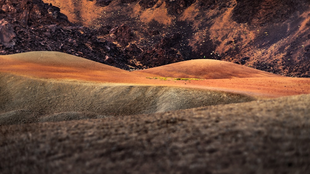 brown and black rocky mountain