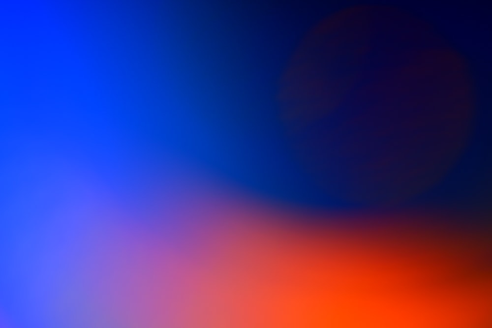 orange and blue light illustration