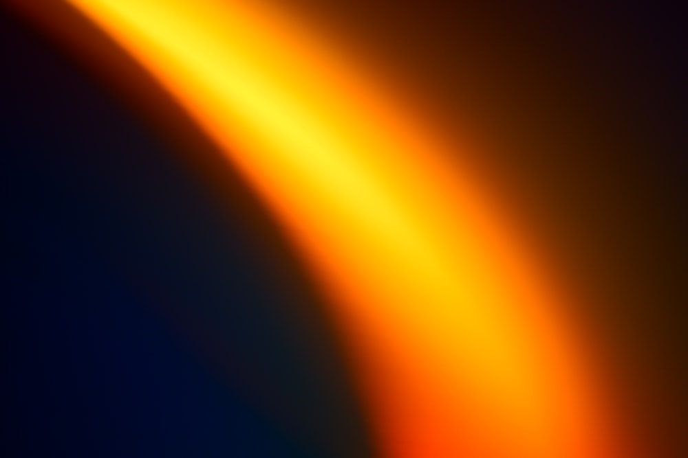 orange and black light illustration