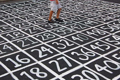 Walking on numbers