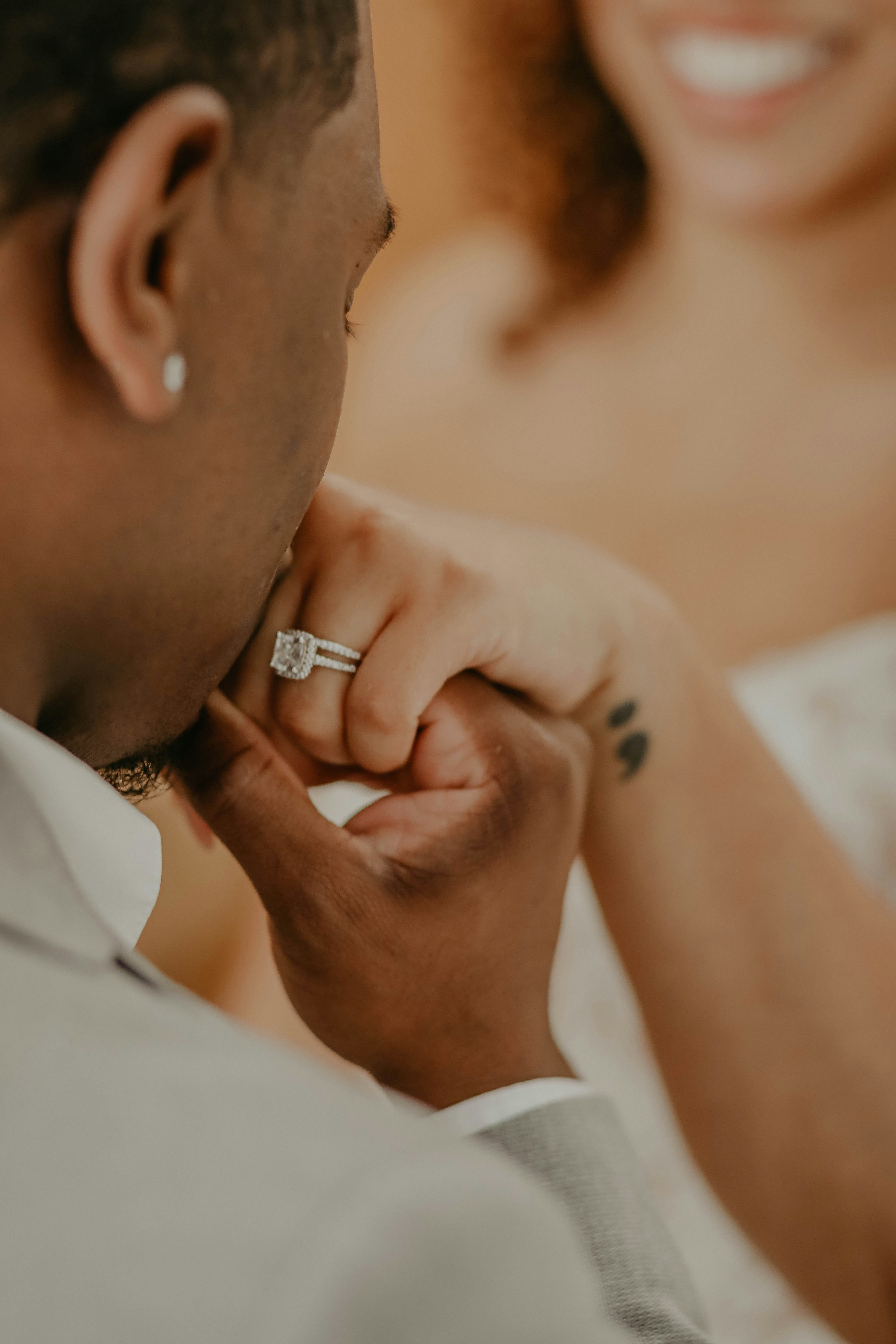 great photo recipe,how to photograph man in white shirt wearing silver ring