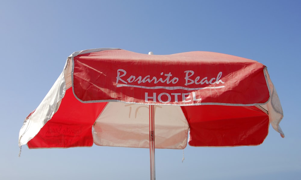 red and white coca cola flag