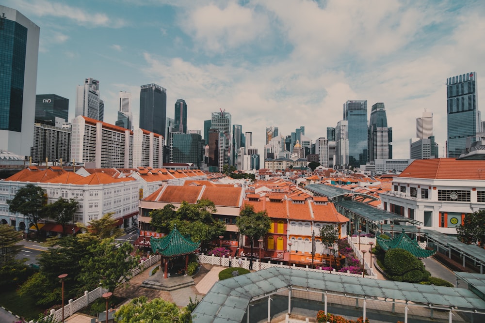 aerial view of city buildings during daytime