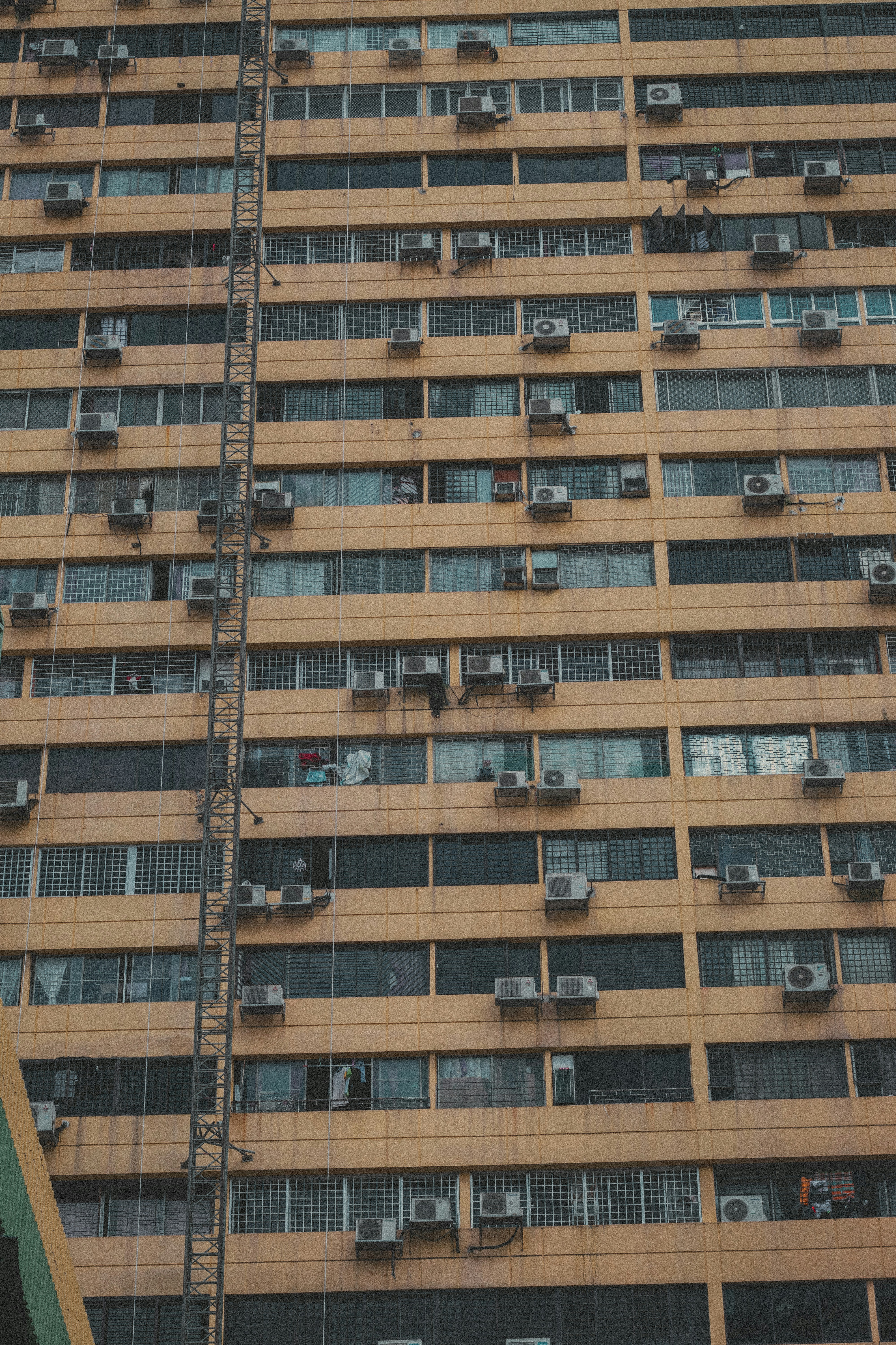 brown and black concrete building