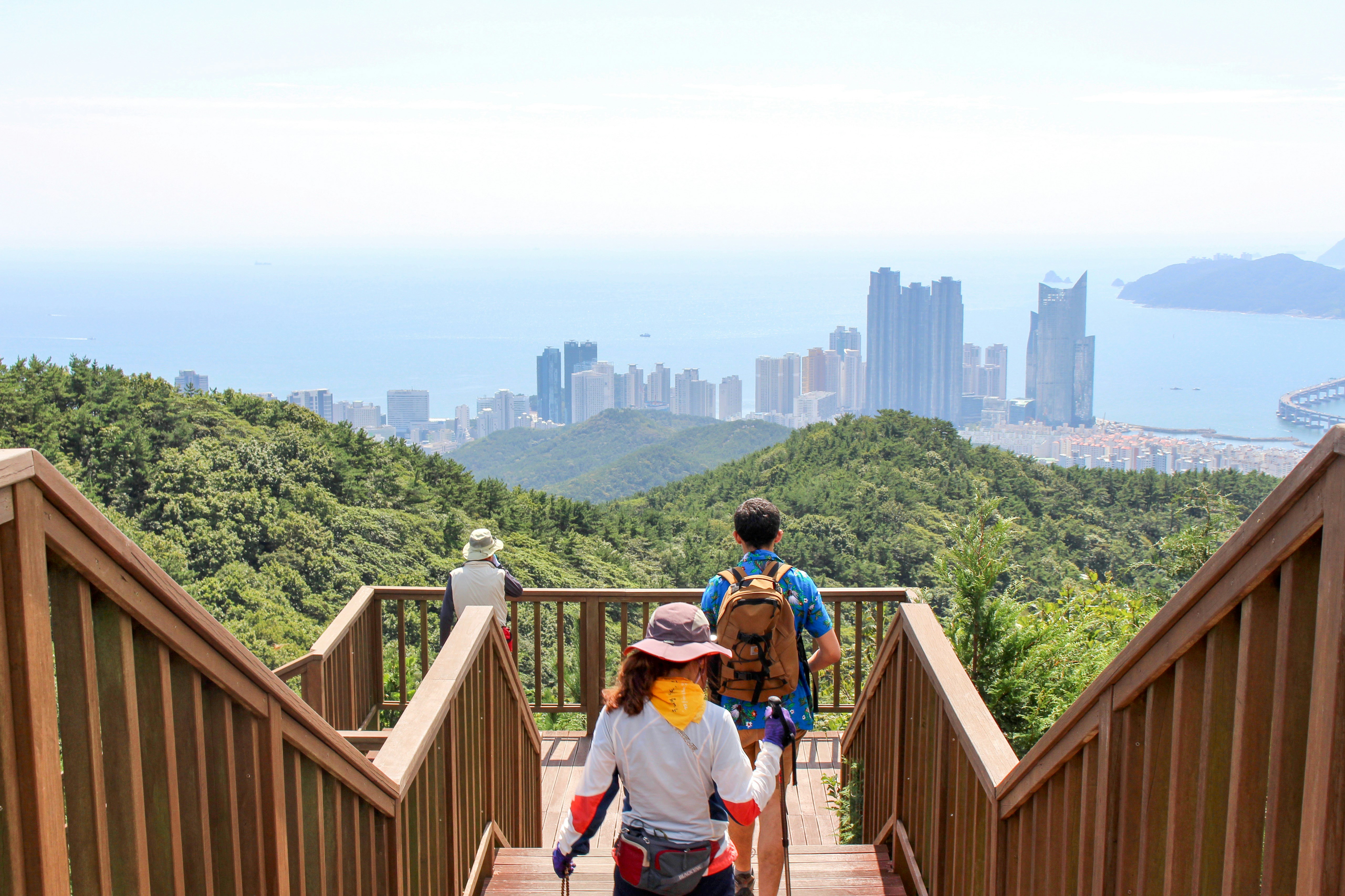 Hiking in Busan, South Korea. September 2017