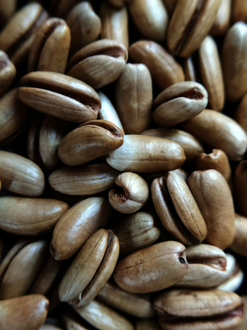 brown and black coffee beans