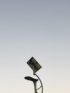 A modern solar lighting setup showcasing Adveera Technologies' products.