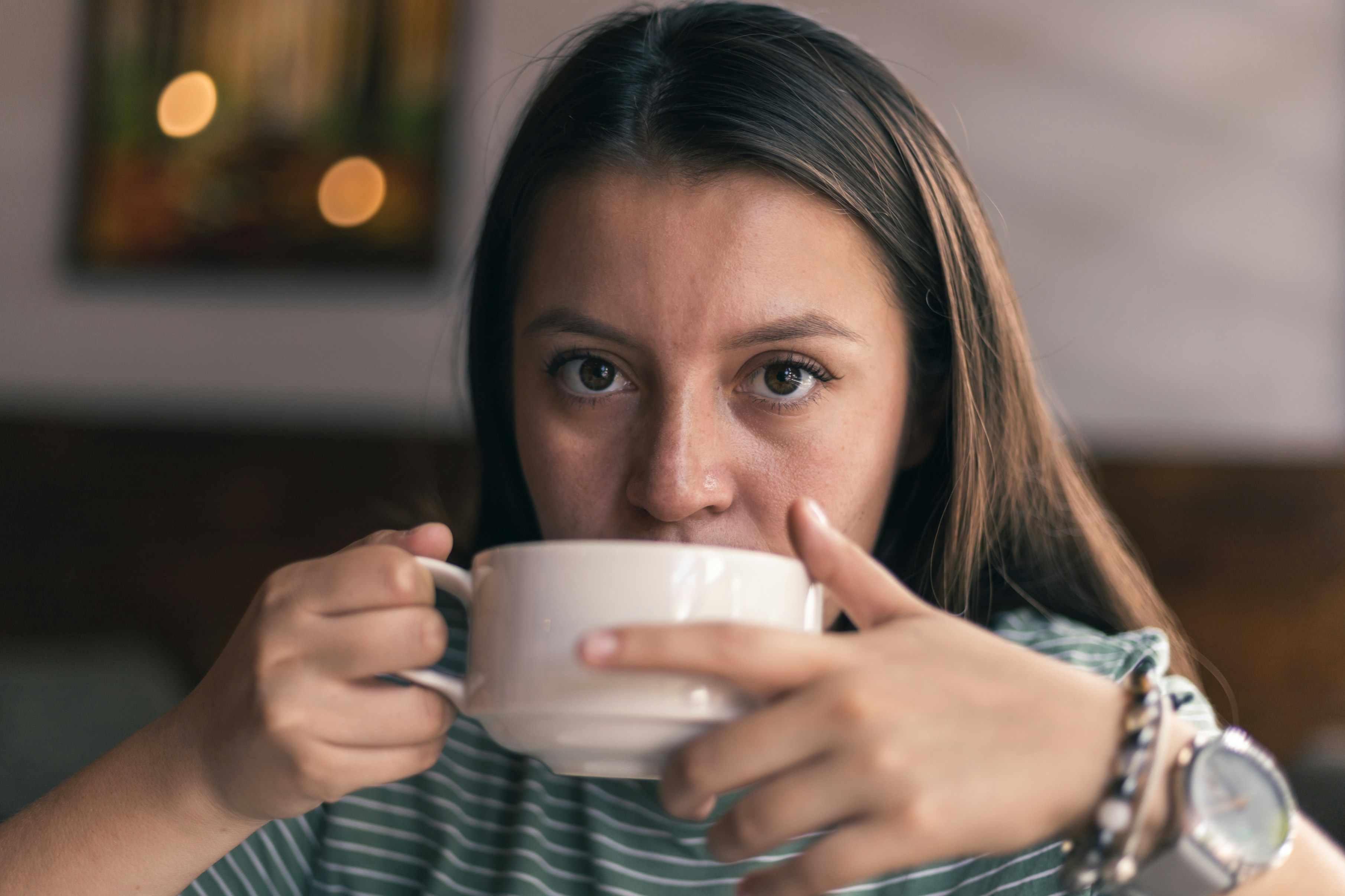 A coffee with my friend