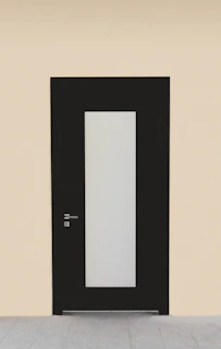 black and white rectangular frame