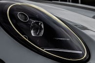 a close up of a car door handle