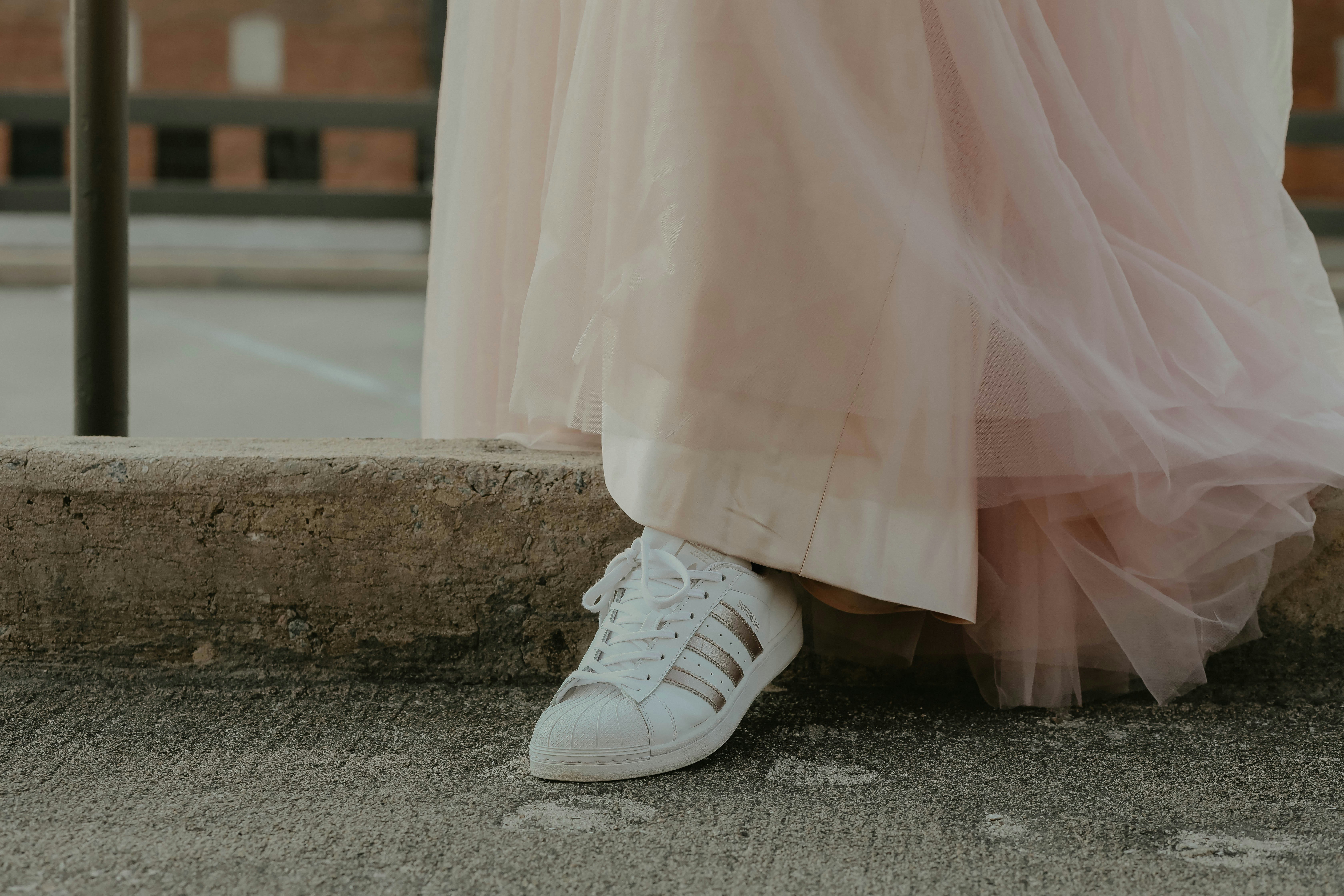 Cleaning white leather sneakers