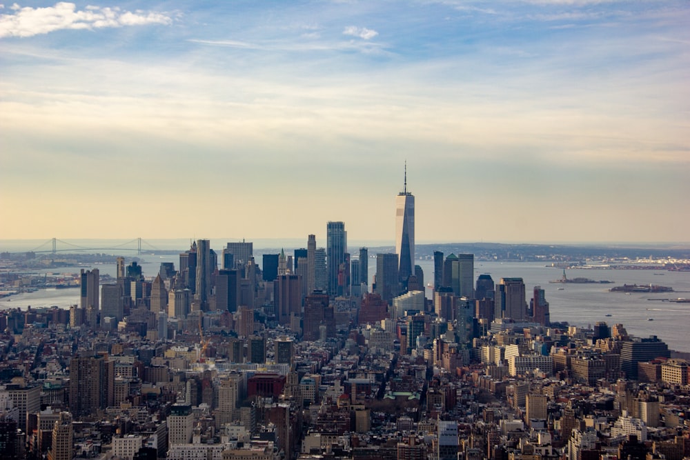 city skyline under blue sky during daytime