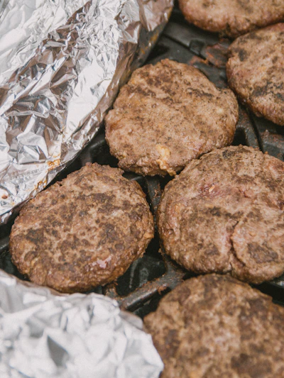 brown cookies on aluminum foil