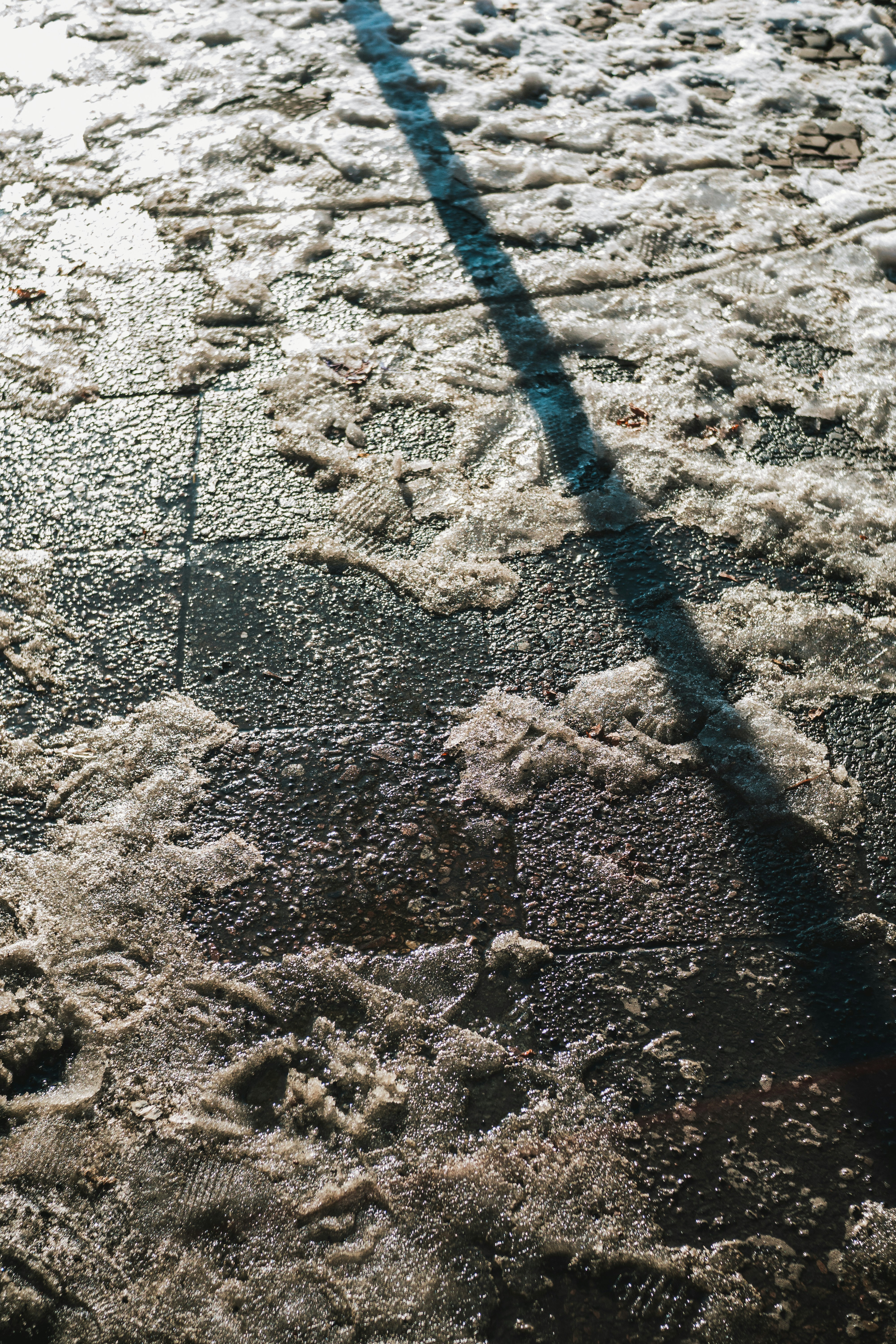 blue rope on brown sand