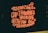 Bright orange neon text on a dark background, featuring a combination of English and Chinese characters with a playful, retro aesthetic. The phrases include 'AMAZING CAP WITH FUN 80S' and a segment in Chinese.