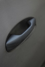 black and silver oval frame