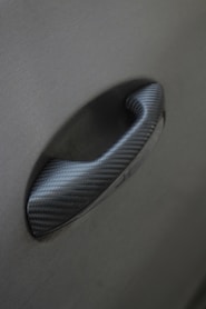 black and silver oval frame